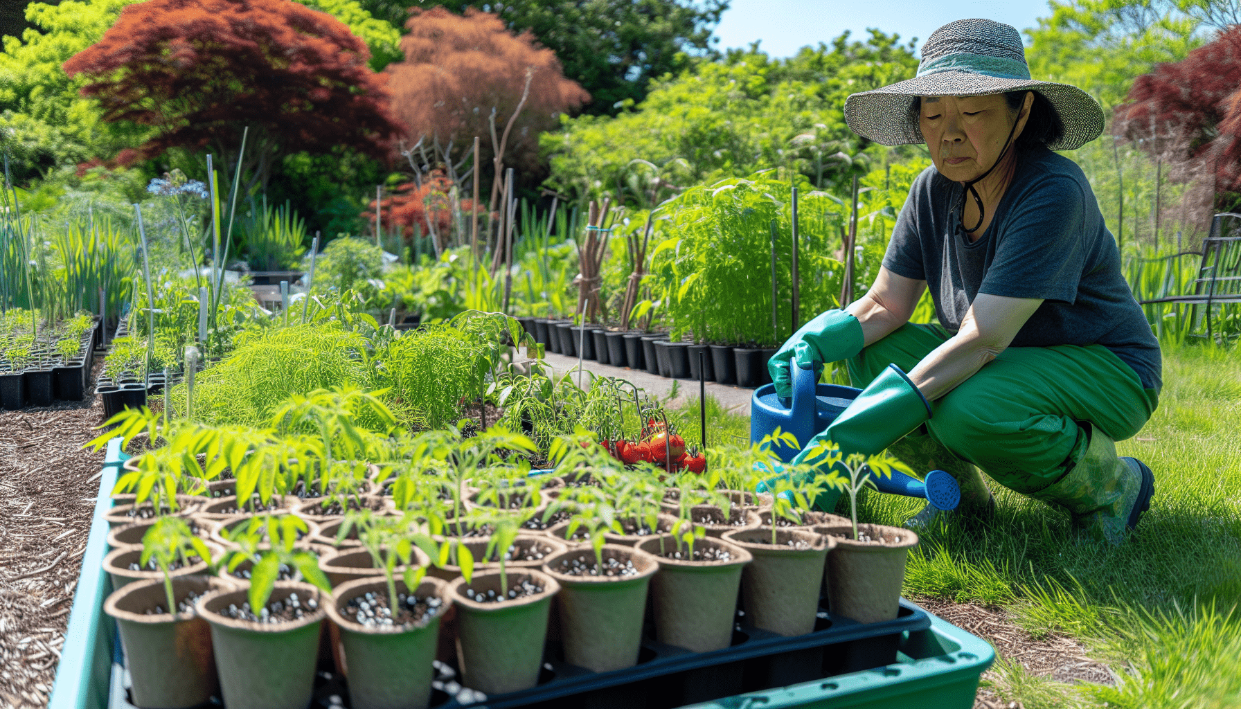Transitioning seedlings outdoors