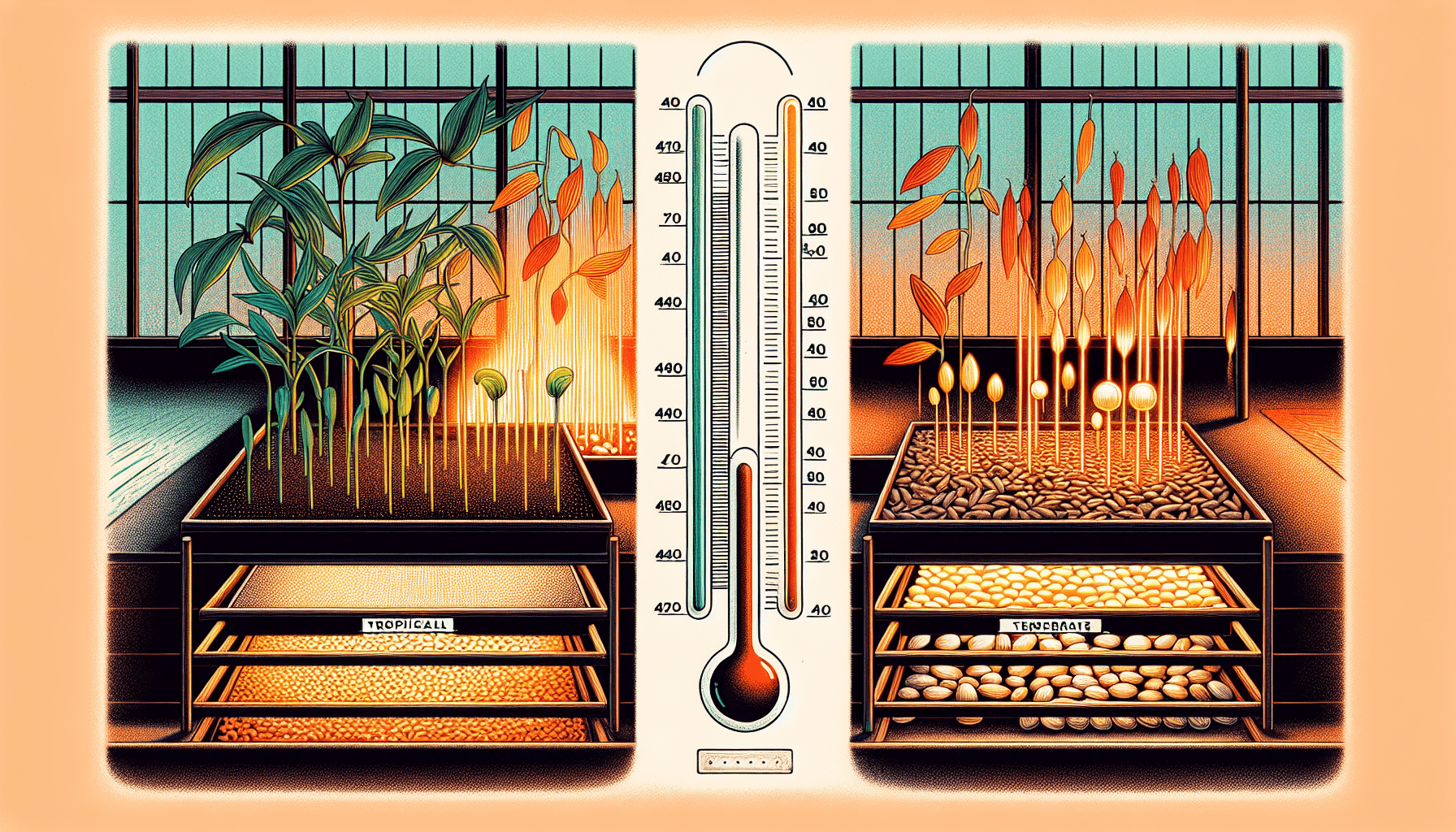 Temperature control for seed germination