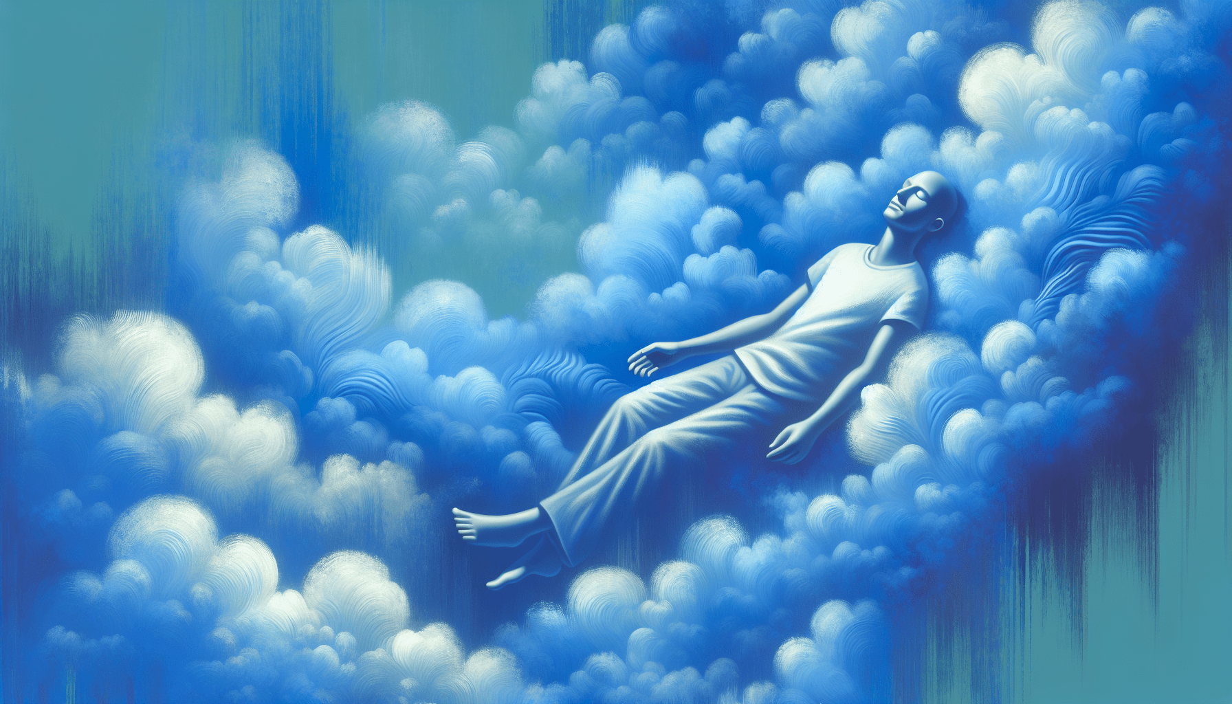 Artistic portrayal of balanced body high without couch lock