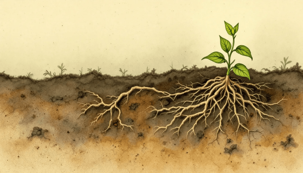 The investment in successful seed germination.