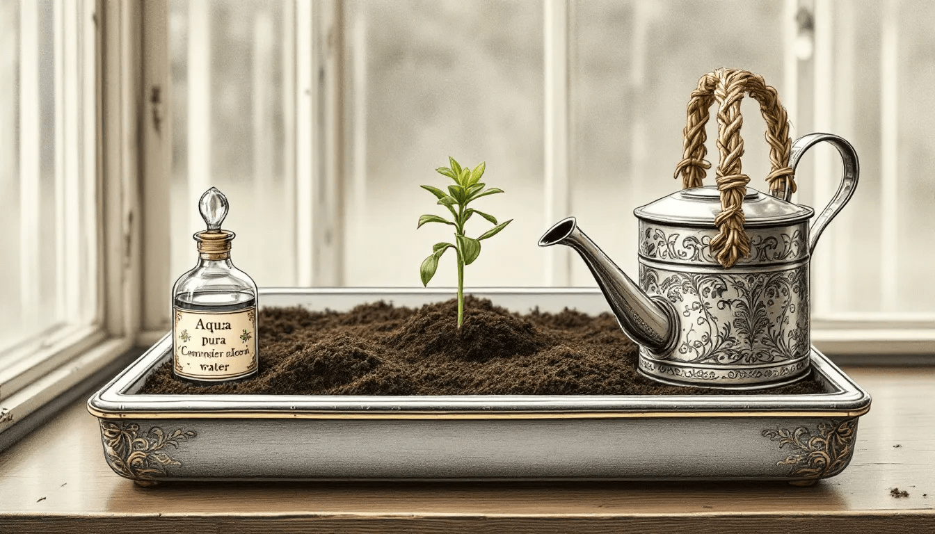 Best practices for water management during seed germination.